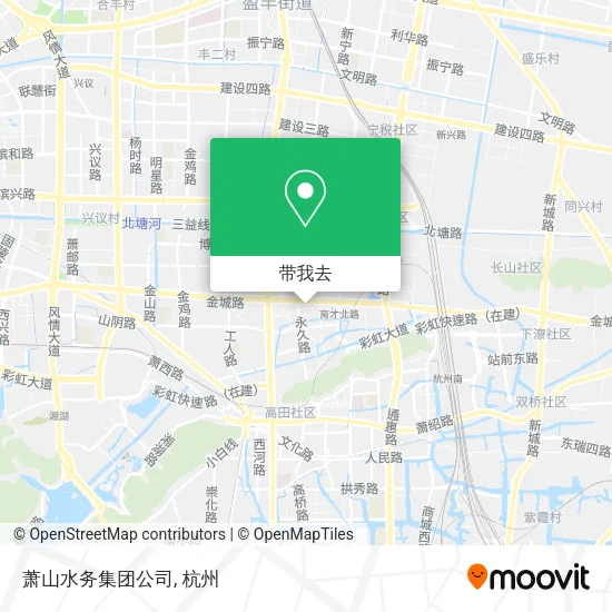 萧山水务集团公司地图
