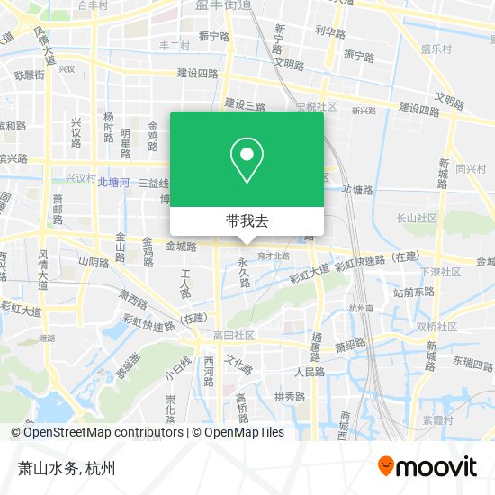 萧山水务地图
