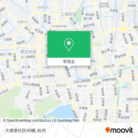 大塘巷社区45幢地图