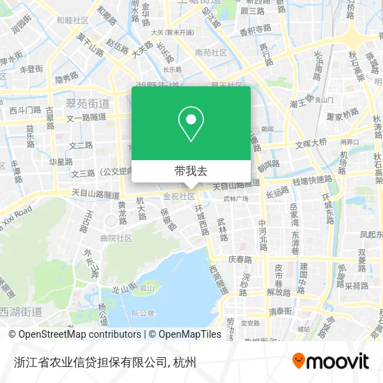 浙江省农业信贷担保有限公司地图
