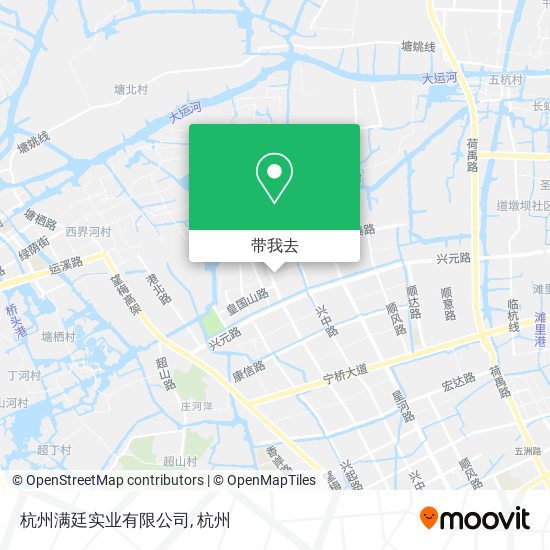杭州满廷实业有限公司地图