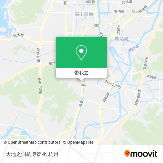 天地之润杭博管业地图