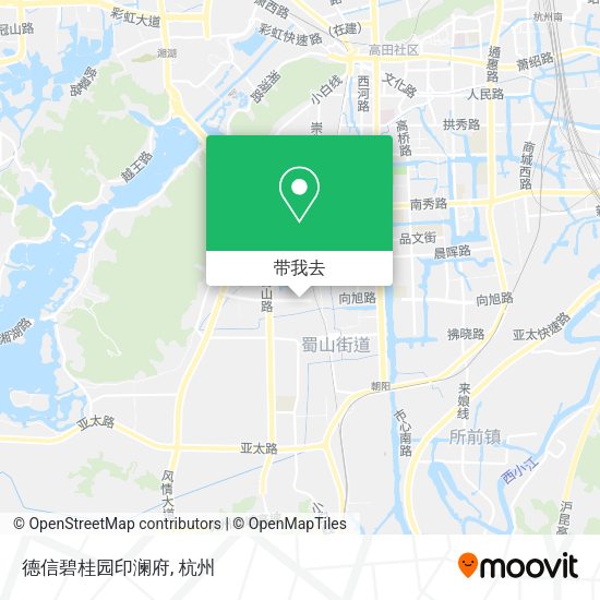 德信碧桂园印澜府地图