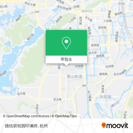 德信碧桂园印澜府地图