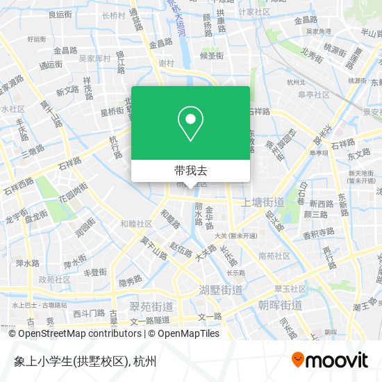 象上小学生(拱墅校区)地图