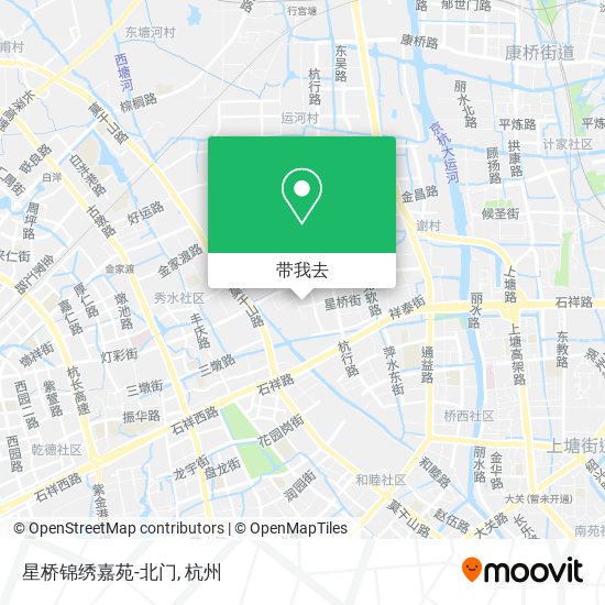 星桥锦绣嘉苑-北门地图