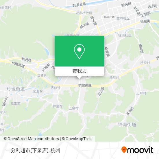 一分利超市(下泉店)地图