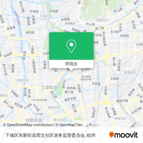 下城区东新街道西文社区居务监督委员会地图