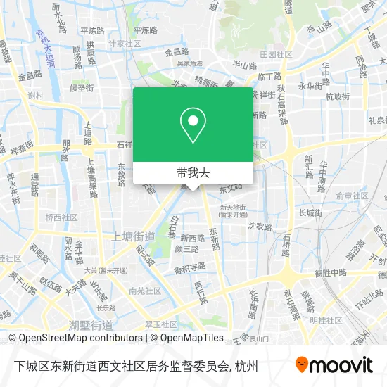 下城区东新街道西文社区居务监督委员会地图