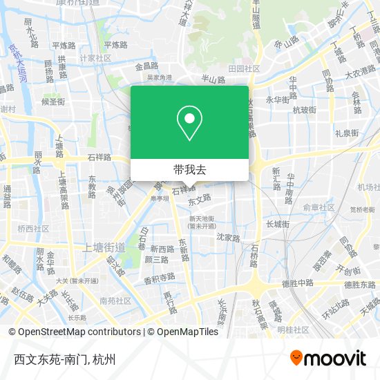 西文东苑-南门地图