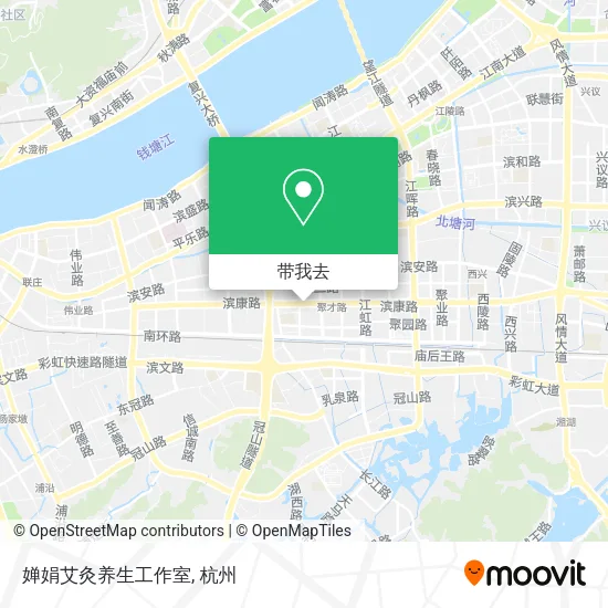 婵娟艾灸养生工作室地图