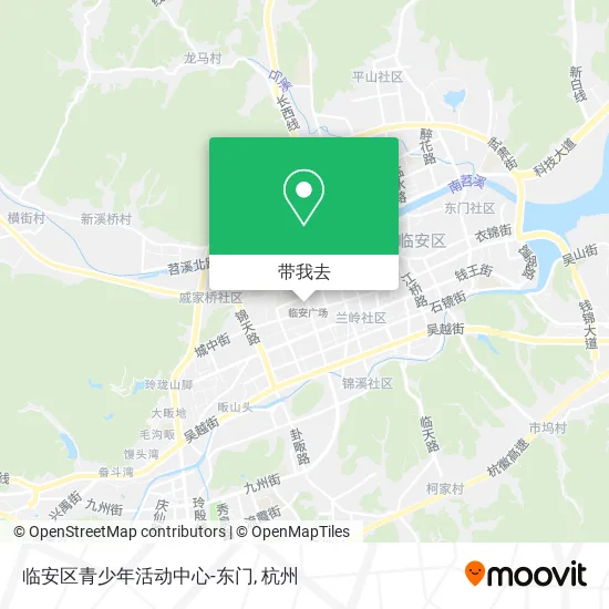 临安区青少年活动中心-东门地图