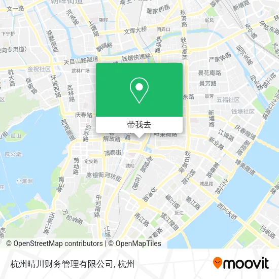 杭州晴川财务管理有限公司地图
