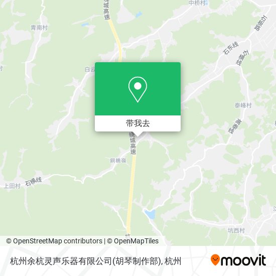 杭州余杭灵声乐器有限公司(胡琴制作部)地图
