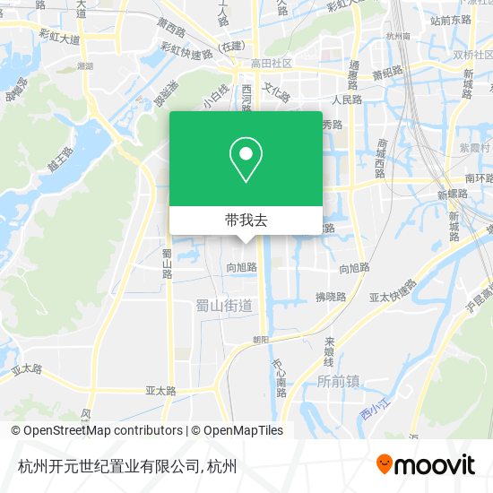 杭州开元世纪置业有限公司地图