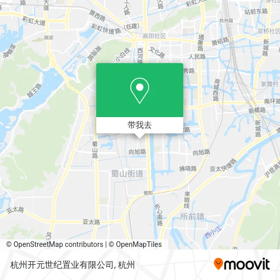 杭州开元世纪置业有限公司地图