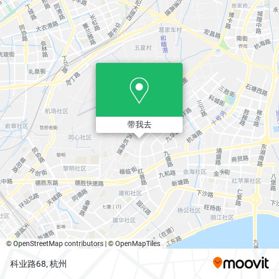 科业路68地图