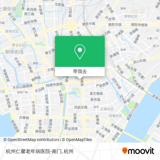 杭州仁馨老年病医院-南门地图