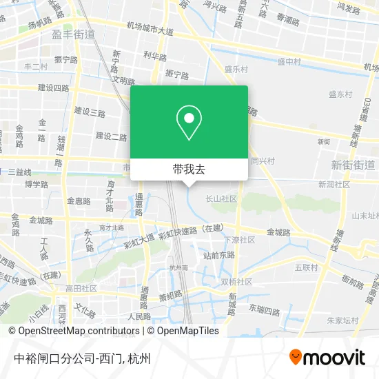 中裕闸口分公司-西门地图
