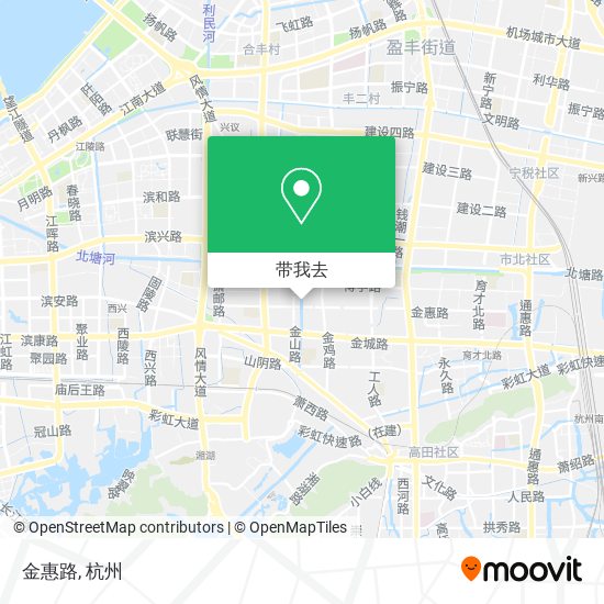 金惠路地图