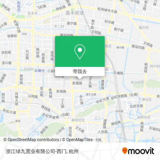 浙江绿九置业有限公司-西门地图