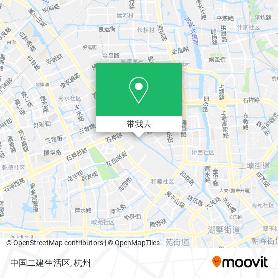 中国二建生活区地图