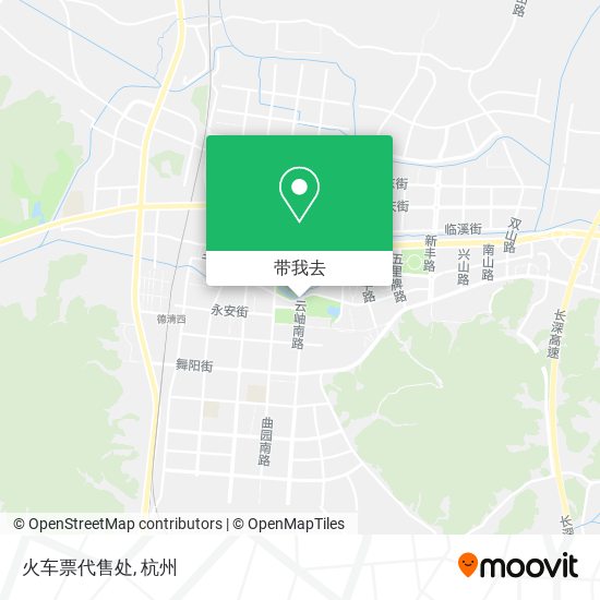 火车票代售处地图