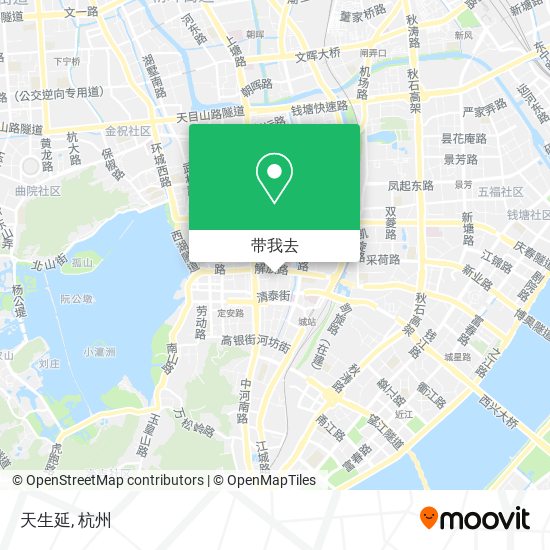 天生延地图