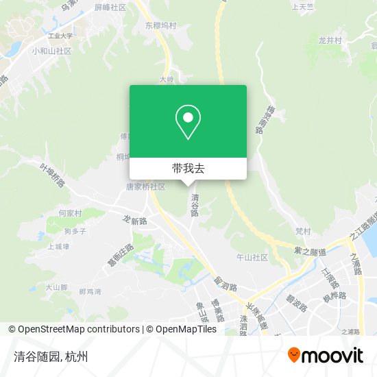 清谷随园地图