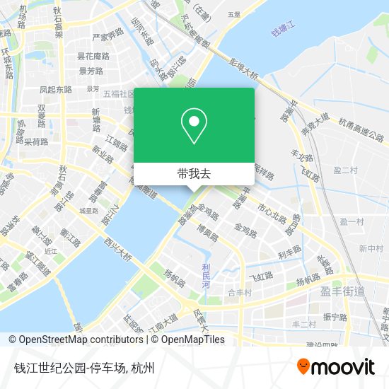 钱江世纪公园-停车场地图