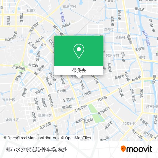 都市水乡水涟苑-停车场地图