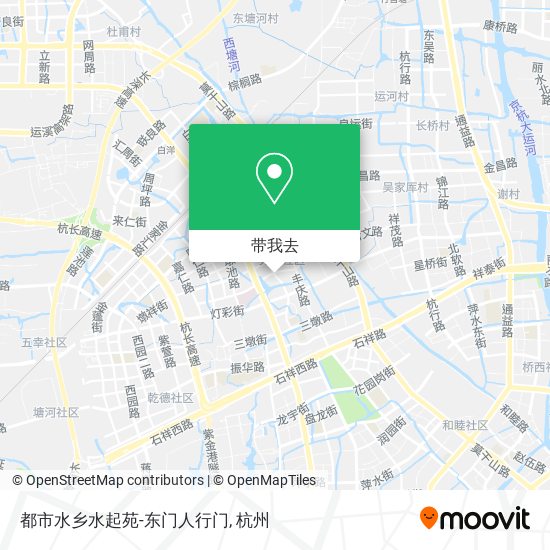 都市水乡水起苑-东门人行门地图