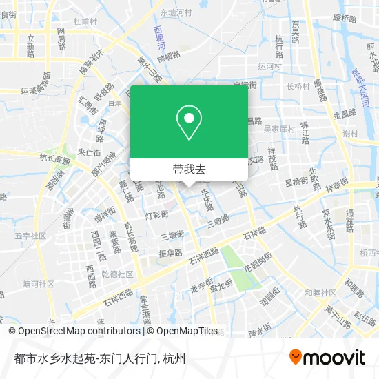 都市水乡水起苑-东门人行门地图
