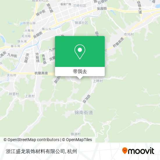 浙江盛龙装饰材料有限公司地图