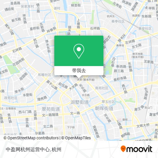 中盈网杭州运营中心地图