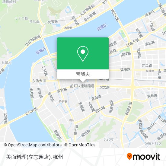 美面料理(立志园店)地图
