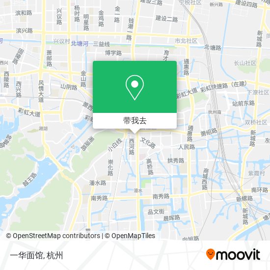 一华面馆地图