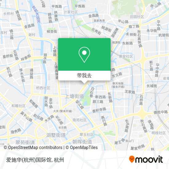 爱施华(杭州)国际馆地图
