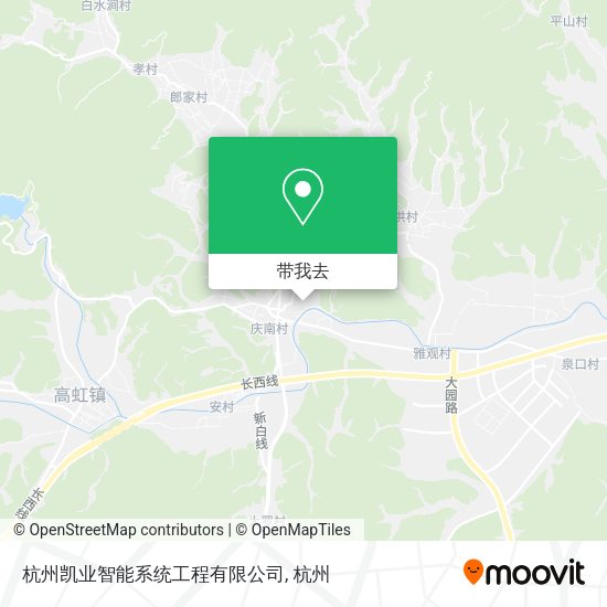 杭州凯业智能系统工程有限公司地图