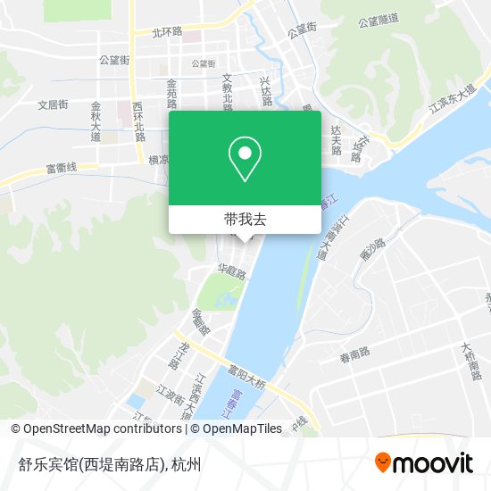 舒乐宾馆(西堤南路店)地图