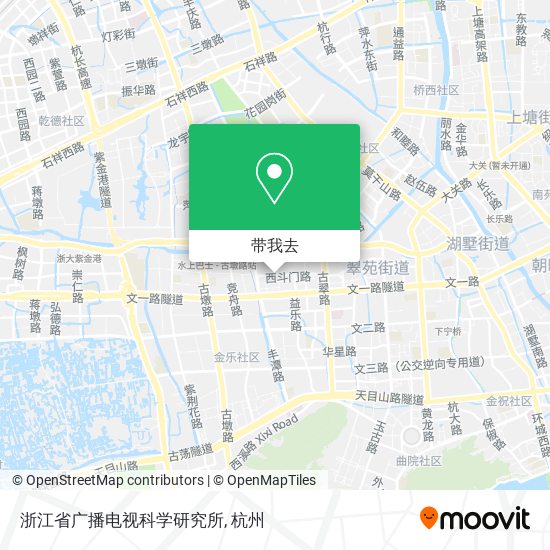 浙江省广播电视科学研究所地图