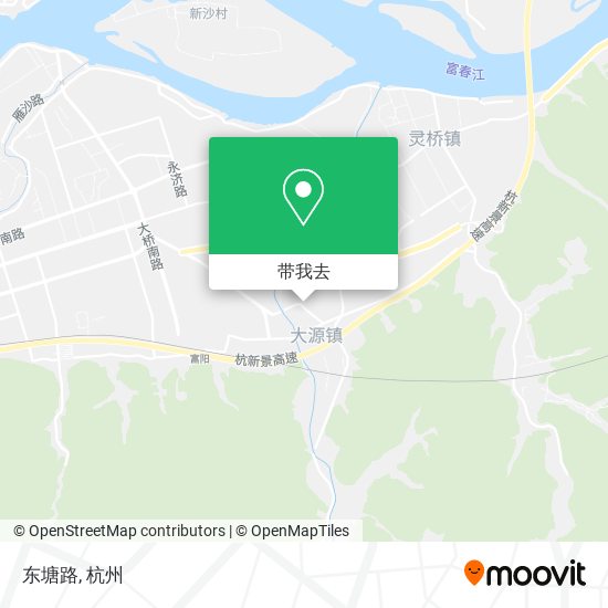 东塘路地图