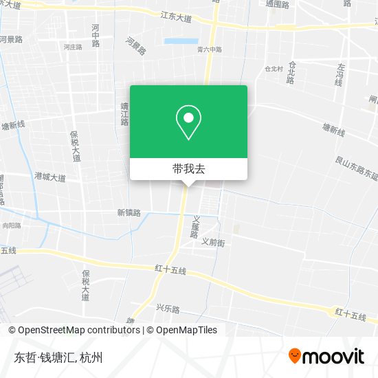 东哲·钱塘汇地图