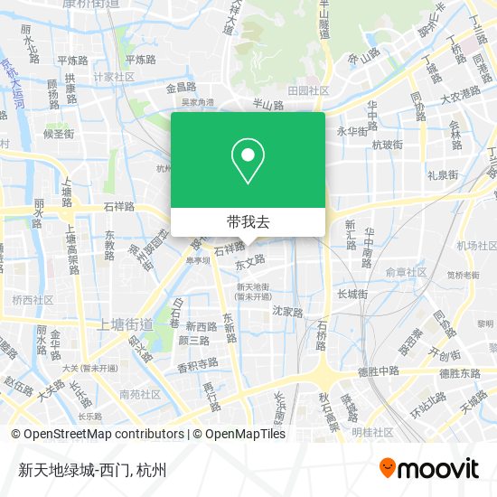 新天地绿城-西门地图