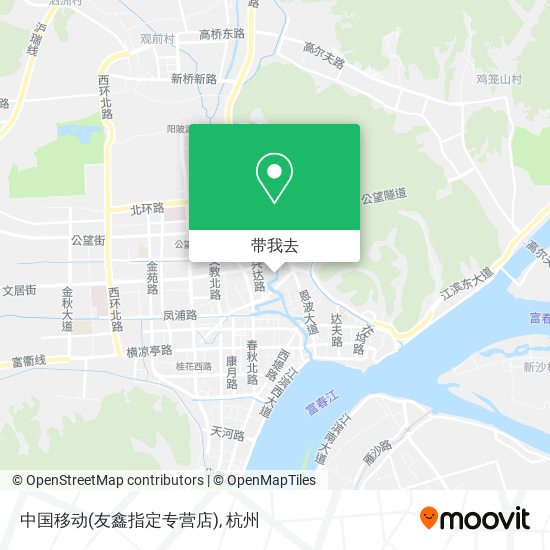 中国移动(友鑫指定专营店)地图