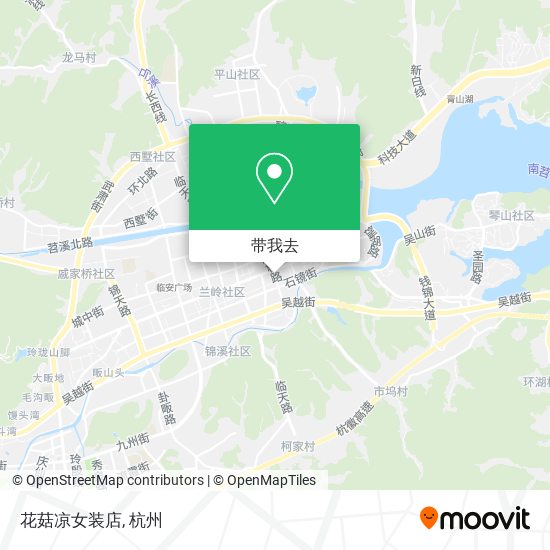 花菇凉女装店地图