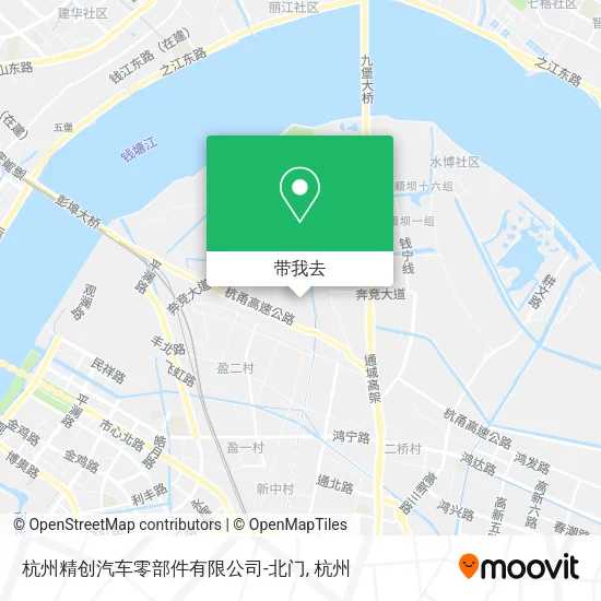 杭州精创汽车零部件有限公司-北门地图