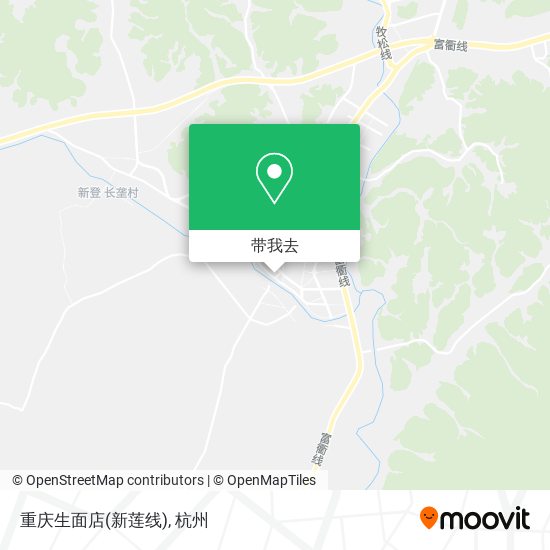 重庆生面店(新莲线)地图