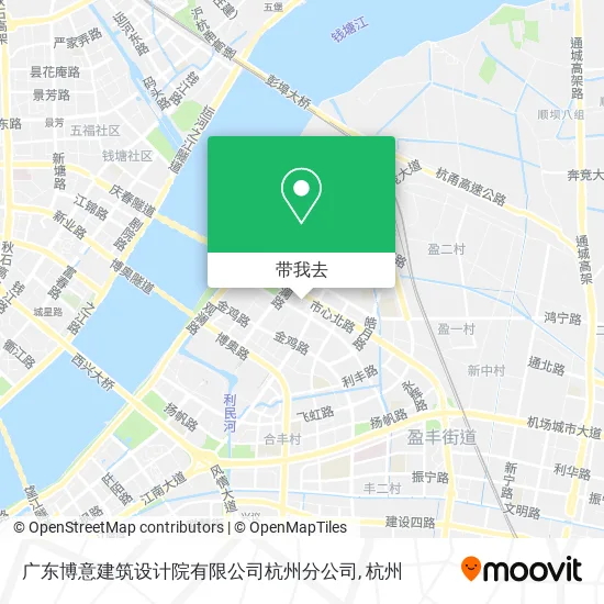 广东博意建筑设计院有限公司杭州分公司地图
