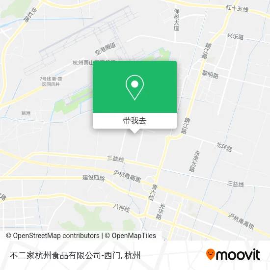 不二家杭州食品有限公司-西门地图